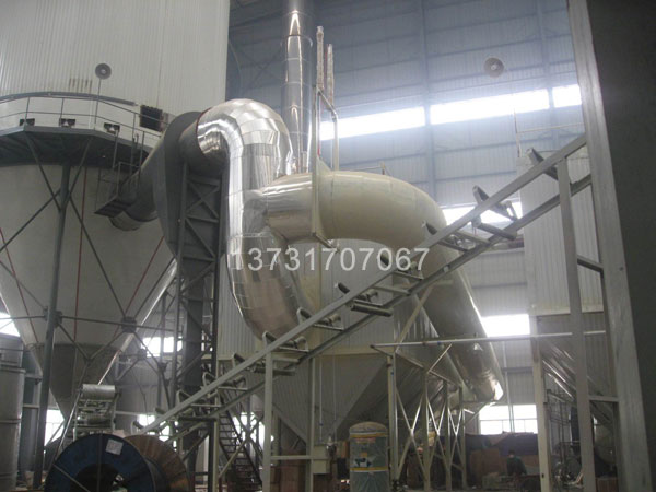 陶瓷廠兩臺(tái)噴霧干燥塔布袋除塵器試車(chē)投產(chǎn)