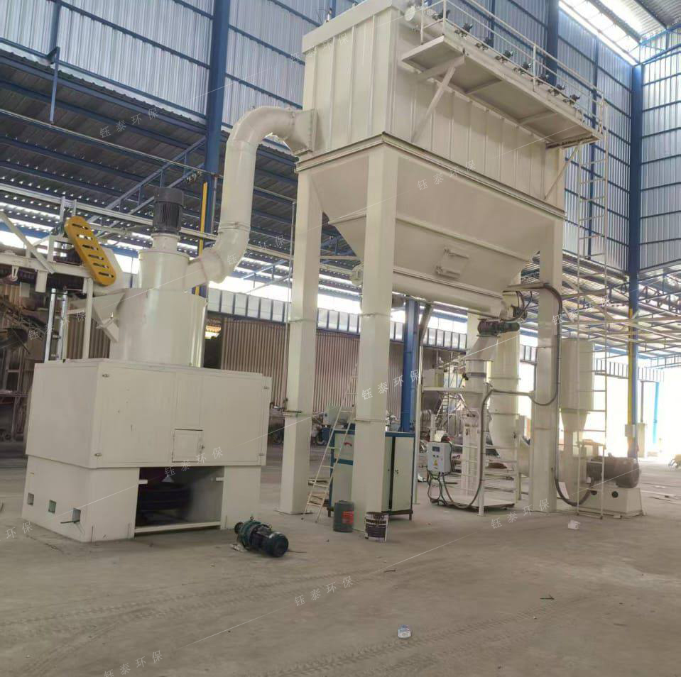機制砂生產(chǎn)線布袋除塵器治理粉塵方案