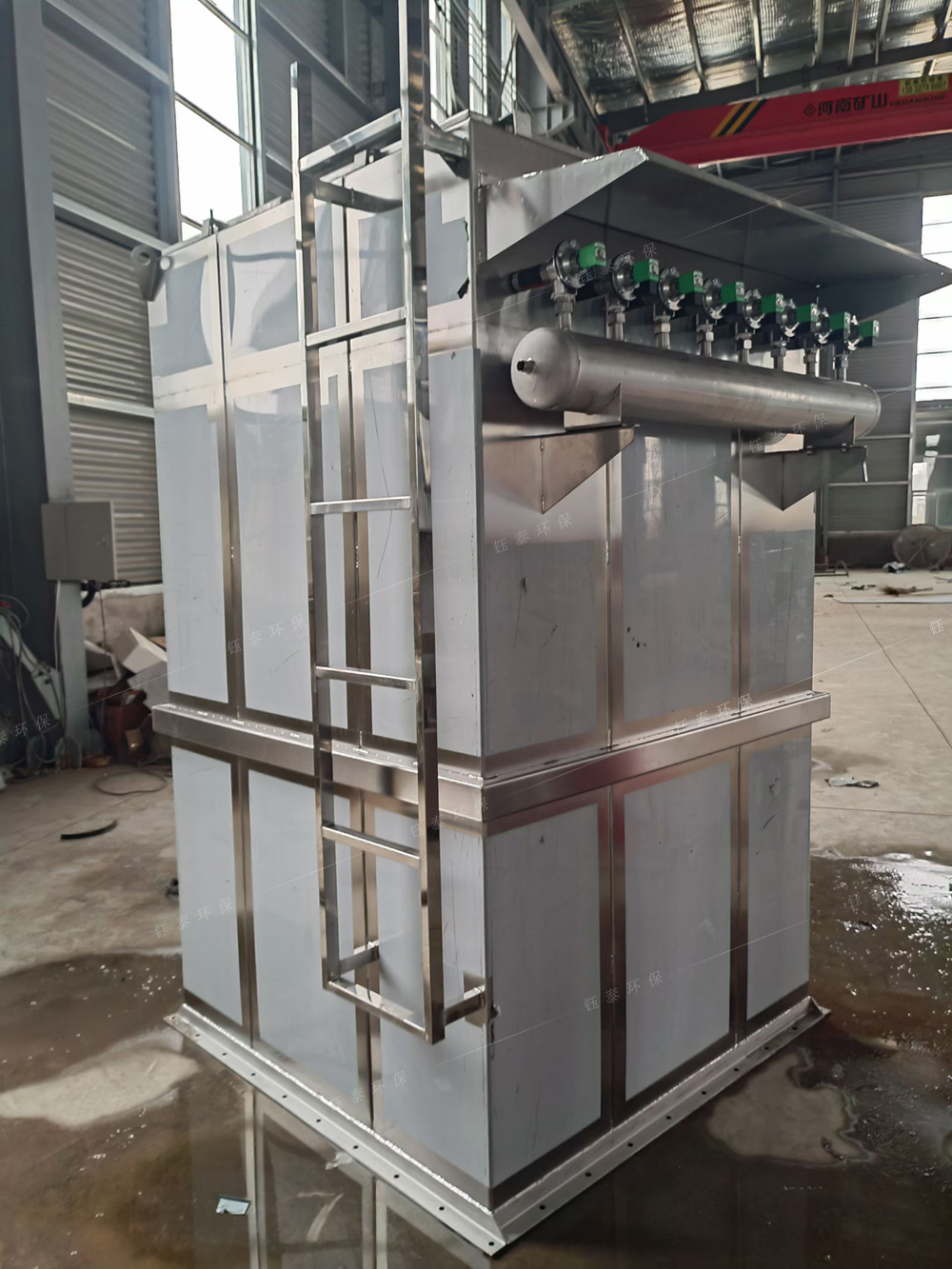 機制砂生產(chǎn)線布袋除塵器治理粉塵方案